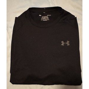 Under Armour The Tech Tee Athletic Sport Shirt Men's Large Black Short‎ Sleeve